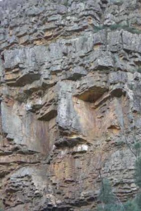 The ‘guardian’ face in a rock. Can you see it now?