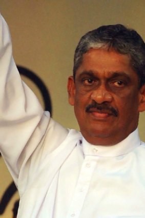 Sarath Fonseka ... says Sri Lanka needs change.