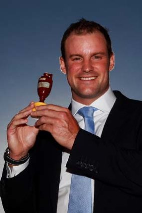 Flashback to 2011: England captain Andrew Strauss holds the Ashes at Heathrow Airport as the England squad returned from Australia in February 2011 after winning the Ashes.
