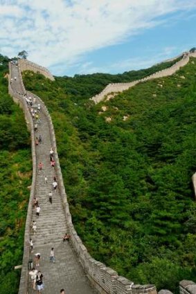 The Great Wall of China.