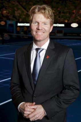 Courtside: Tennis analyst, commentator and former world no. 1 player, Jim Courier.