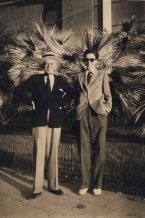 Zealous ... Higham and friend in Cannes, 1950.