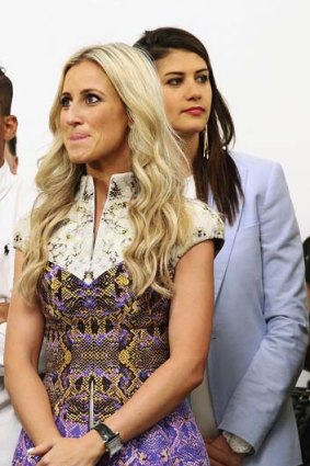 War of words: Roxy Jacenko and Stephanie Rice clashed while filming <i>Celebrity Apprentice</i>.