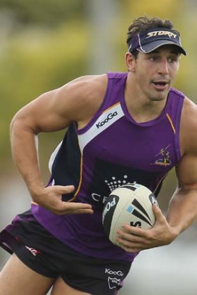 Late edition ... Billy Slater may play Friday.
