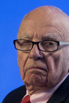 Man of words: Rupert Murdoch.