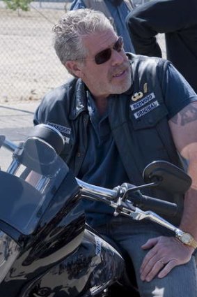 Ron Perlman as Clay in Sons of Anarchy.