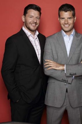 Back for more: <i>My Kitchen Rules</i> judges Pete Evans and Manu Feildel.
