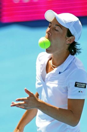 Hungry for success ... Schiavone.
