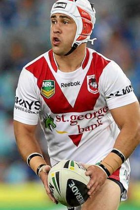 On the outer: Jamie Soward of the Dragons.