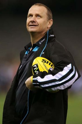 Fitting reward: Port Adelaide coach Ken Hinkley.