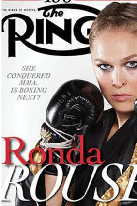 The first MMA fighter to appear on the cover of the boxing magazine.