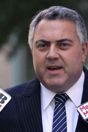 Budget details &#8230; Joe Hockey.