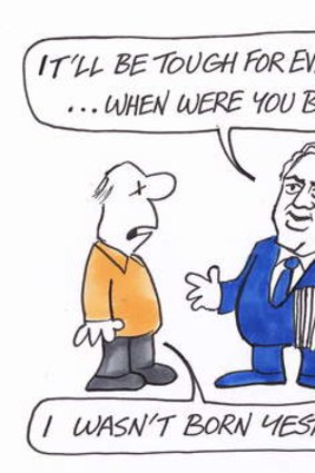 Illustration: Ron Tandberg.