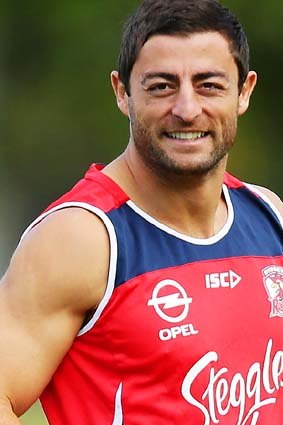 Pumped: Anthony Minichiello, fit and ready.