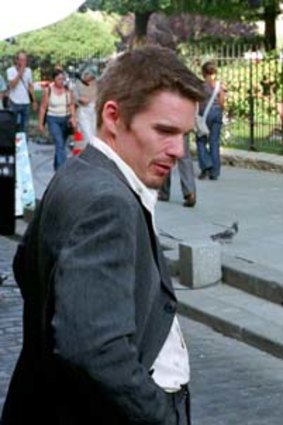 Reunion: Delpy and Hawke in <i>Before Sunset</i>.