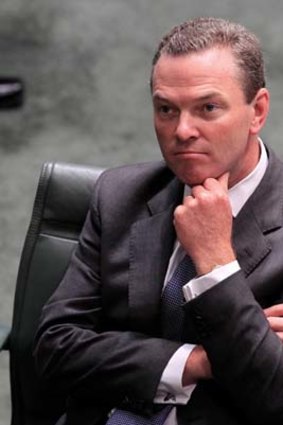Contradictions ... Christopher Pyne.