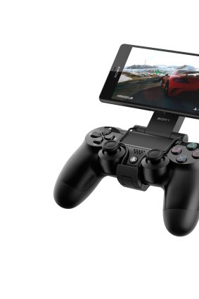 A PlayStation controller can be hooked up to Sony's new smartphones, to stream output directly from a PS4.