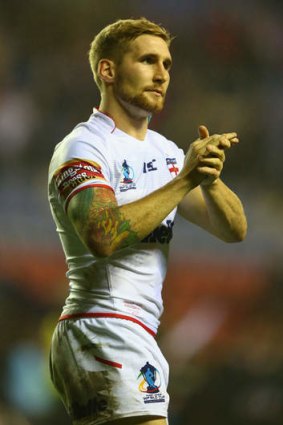 Out of contention: Englishman Sam Tomkins.