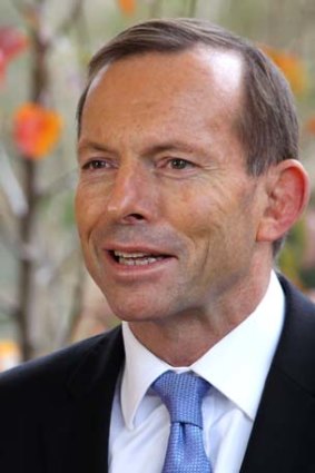 Million job man: Prime Minister Tony Abbott.