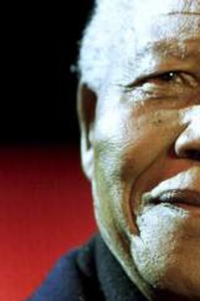 Former South African President Nelson Mandela.