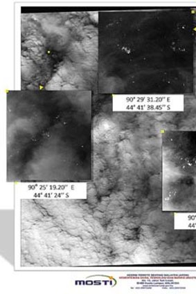 Satellite images dated 23 March.