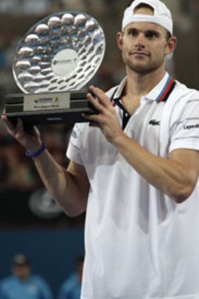 Champion...Andy Roddick won his 28th title yesterday.