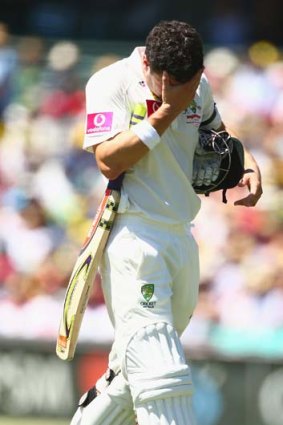 Missed out: opener Ed Cowan at the SCG.
