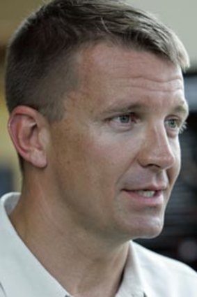 Erik Prince...founder of "a reckless private army."