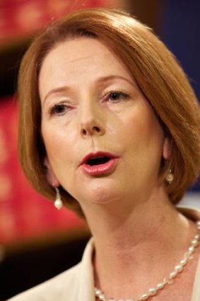 Julia Gillard indicated the government has yet to take a decision on the resolution.