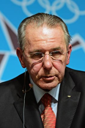 International Olympic Committee head Jacques Rogge.