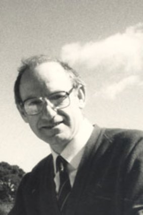 John Davis with part of an interferometer.