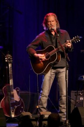 Jeff Bridges performs with his band The Abiders.
