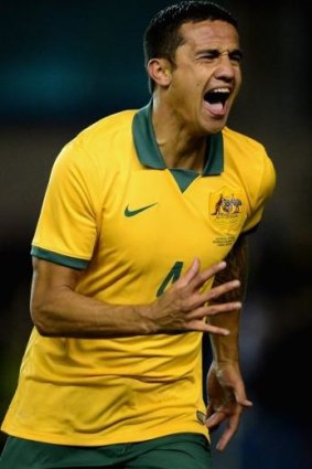Left on a good note: Tim Cahill.