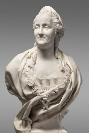 Jean-Antoine Houdon, <i>Catherine II</i>, 1773, marble, 90 x 50 x 32cm. The State Hermitage Museum, St Petersburg. Transferred from the Stroganov Palace, Leningrad, 1928.