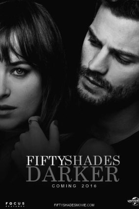 The poster for <i>Fifty Shades Darker</i>.