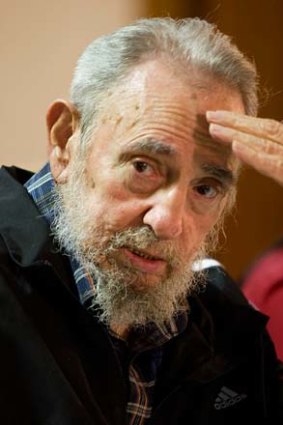 Former Cuban leader Fidel Castro.