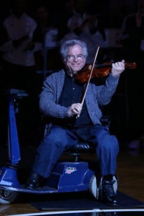 Violinist Itzhak Perlman.