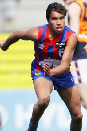 Jay Kennedy-Harris playing for Oakleigh.