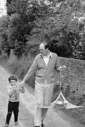 Rold Dahl and son.