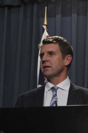 "There are some measures in there that I think will really excite NSW": Mike Baird.