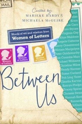 Full disclosure: The Between Us book cover, curated by Marieke Hardy and Michaela McGuire.