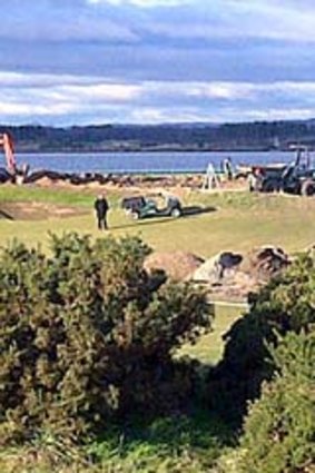 Sacrilege or saviour: Work on St Andrews Old Course.
