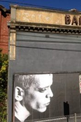 This Lou Reed mural appeared outside Bakehouse Studios after he died in 2013.