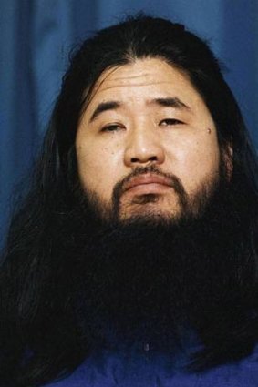 Cult founder: Shoko Asahara, guru of the doomsday cult Aum Shinrikyo, pictured in 1990.