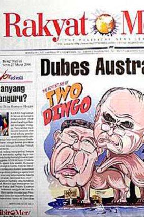 The cartoon that triggered a diplomatic row in 2006.