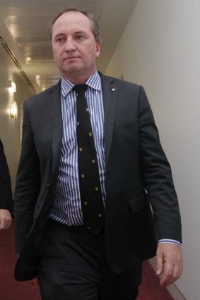Nationals Senator Barnaby Joyce.
