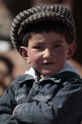 A local boy in the remote town of Murghob.