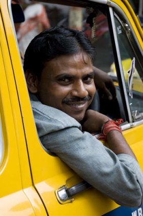 A taxi in Kolkata.