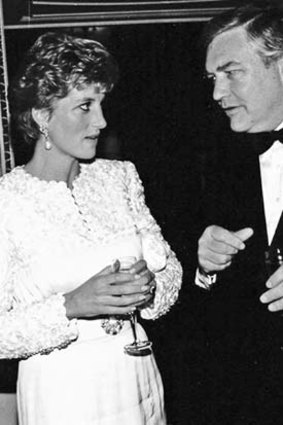 Conrad Black with late Princess Diana.