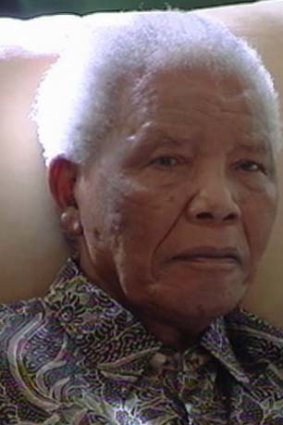 Lonely: Few people were allowed to visit Nelson Mandela while he was in hospital, alleges his bodyguard.